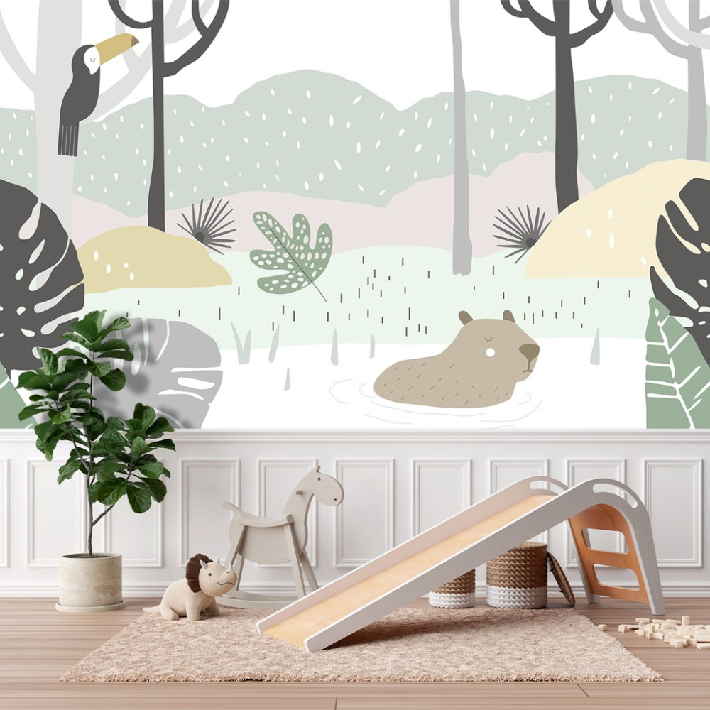 Papel de Parede Personalizado Floresta Várzea Papel de Parede Personalizado Floresta Várzea