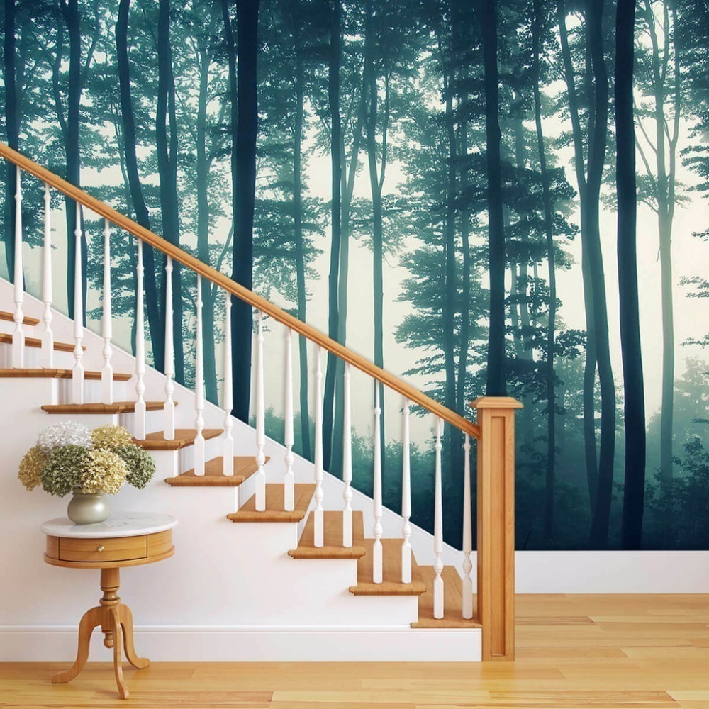 Papel de Parede Personalizado Floresta Negra