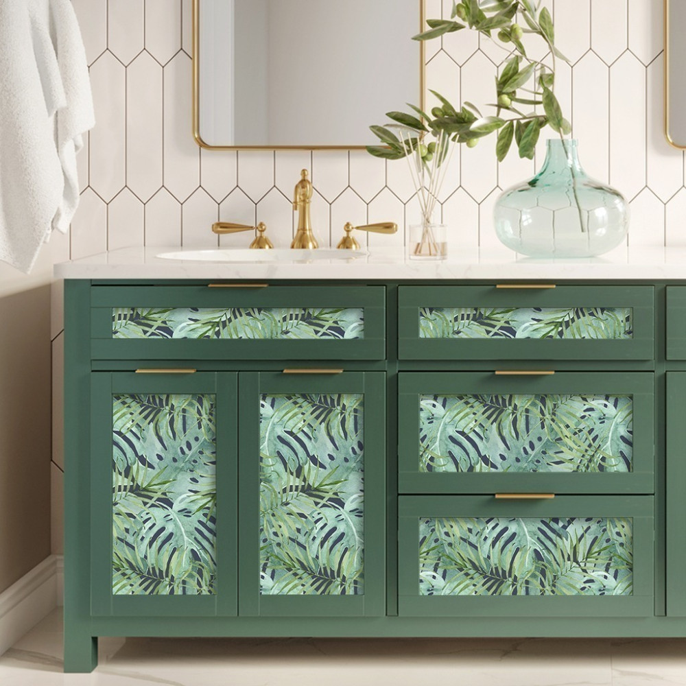 Papel de Parede Personalizado Folhas Costela de Adão