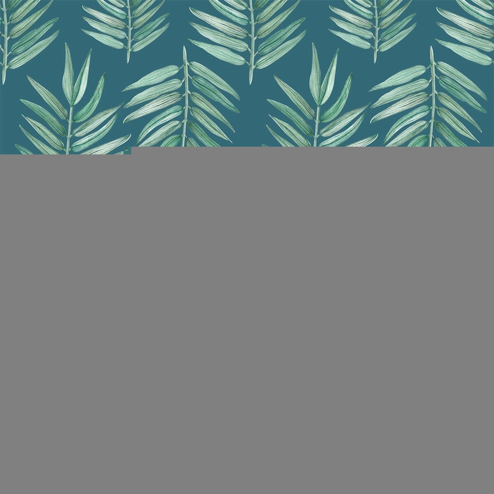 Papel De Parede Personalizado Folhas Botânicas