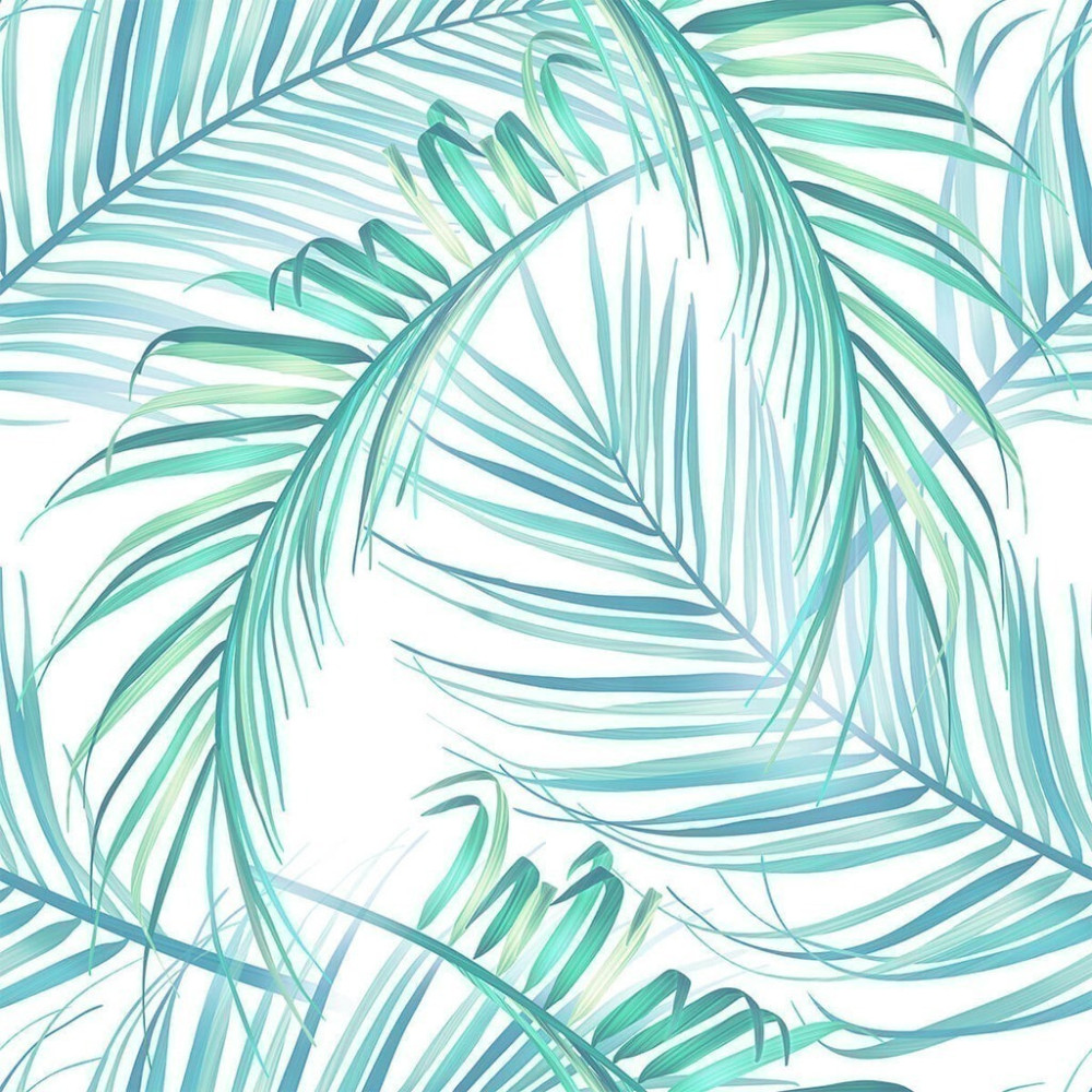 Papel de Parede Personalizado Coqueiros Aquarela Papel de Parede Personalizado Coqueiros Aquarela