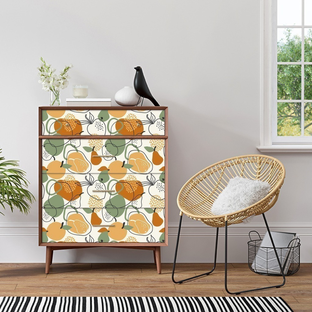 Papel de Parede Personalizado Frutas