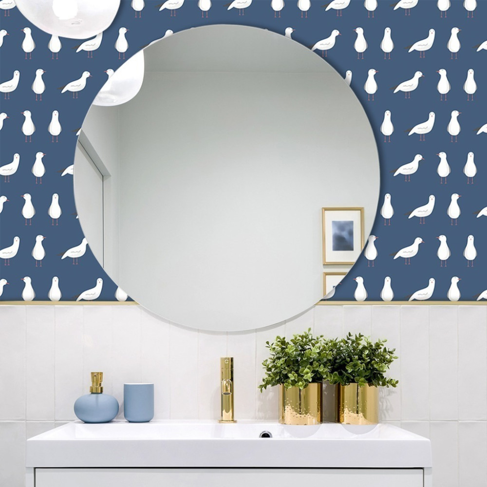 Papel de Parede Personalizado Gaivotas