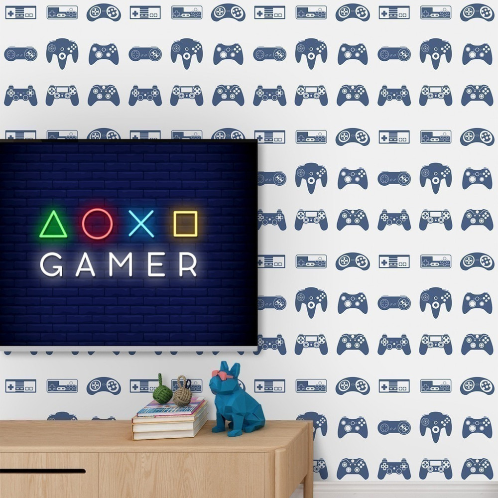 Papel de Parede Personalizado Controles de Game