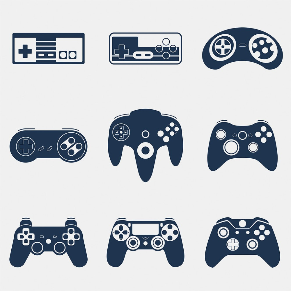 Papel de Parede Personalizado Controles de Game