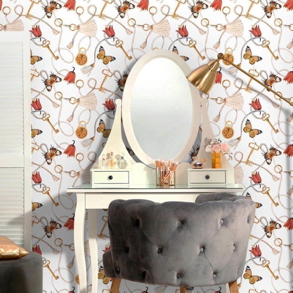 Papel de Parede Personalizado Chave de Ouro Papel de Parede Personalizado Chave de Ouro