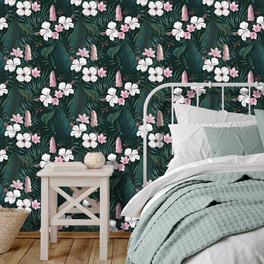 Papel de Parede Personalizado Hibiscus