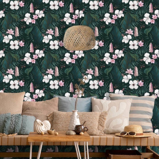 Papel de Parede Personalizado Hibiscus