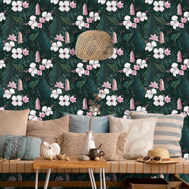 Papel de Parede Personalizado Hibiscus