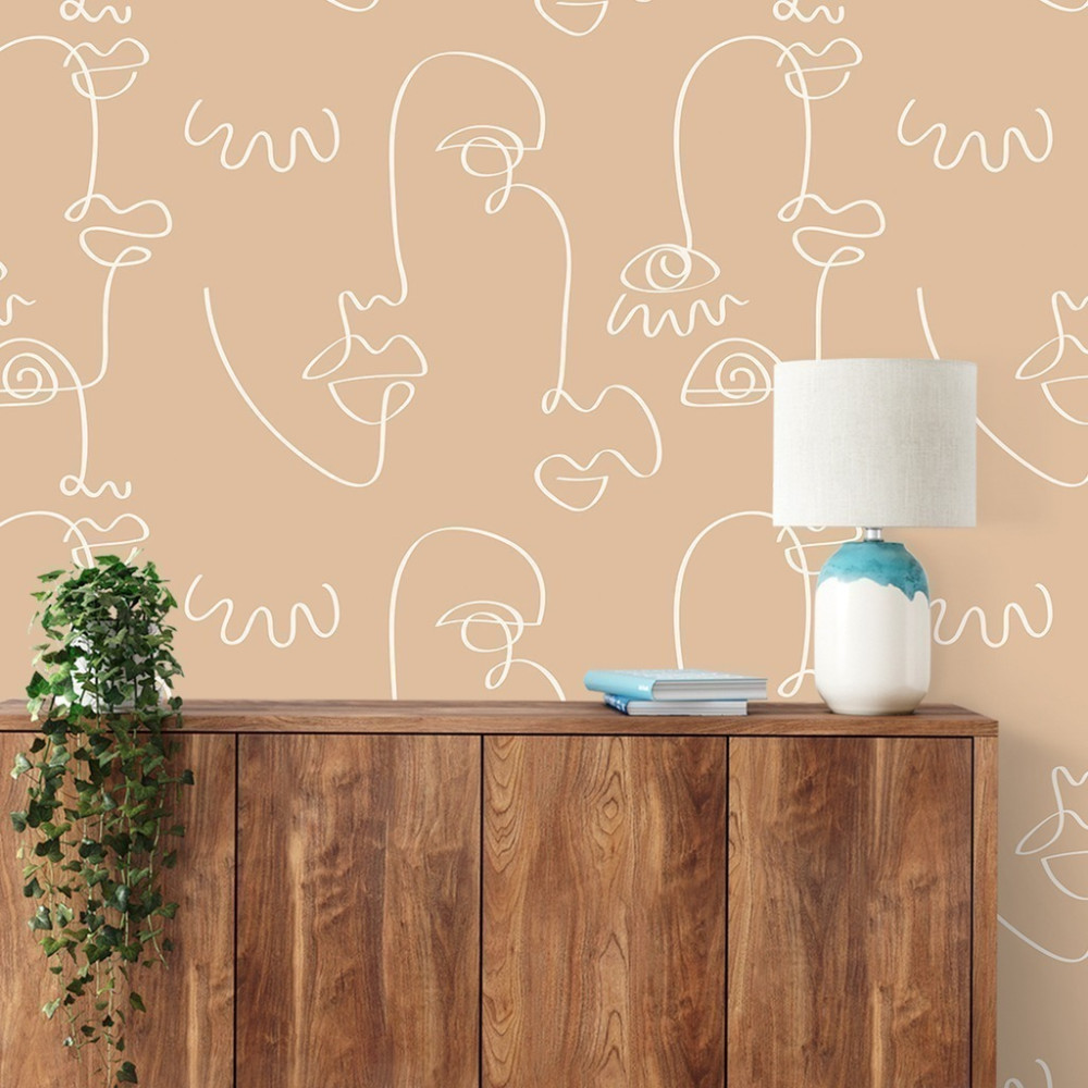 Papel de Parede Personalizado Linhas Abstratas Dinâmicas Papel de Parede Personalizado Linhas Abstratas Dinâmicas