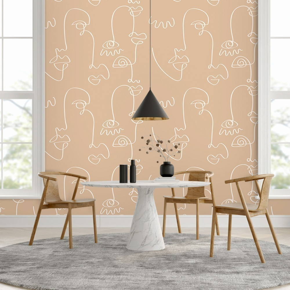 Papel de Parede Personalizado Linhas Abstratas Dinâmicas Papel de Parede Personalizado Linhas Abstratas Dinâmicas