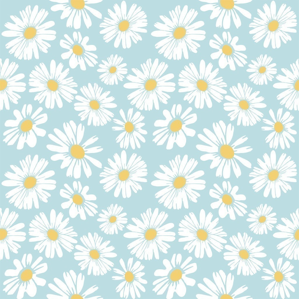 Papel de Parede Personalizado Margaridas