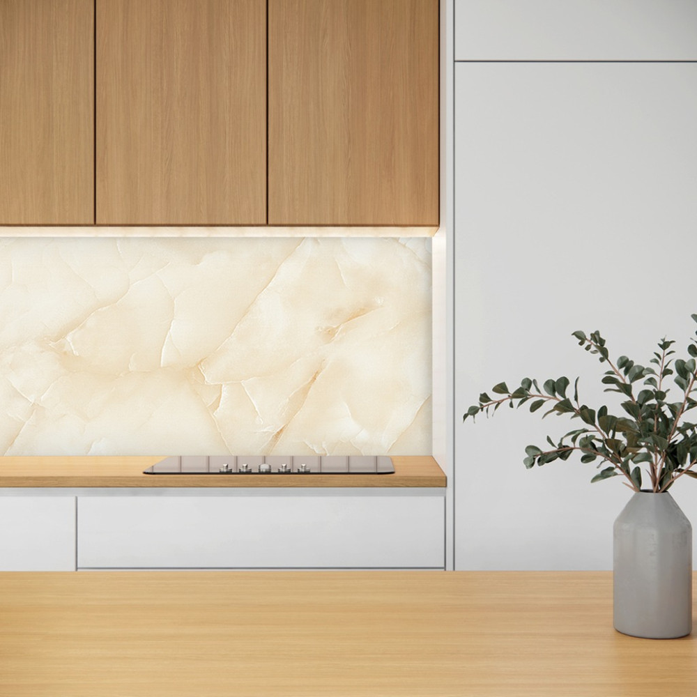 Papel de Parede Personalizado Mármore Bege Suave Papel de Parede Personalizado Mármore Bege Suave