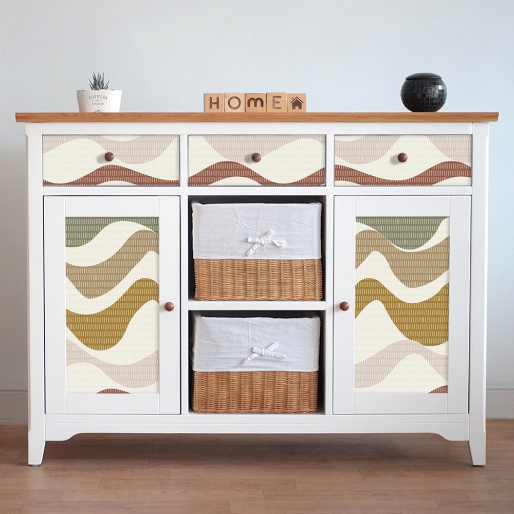 Papel de Parede Personalizado Ondas Dinâmicas