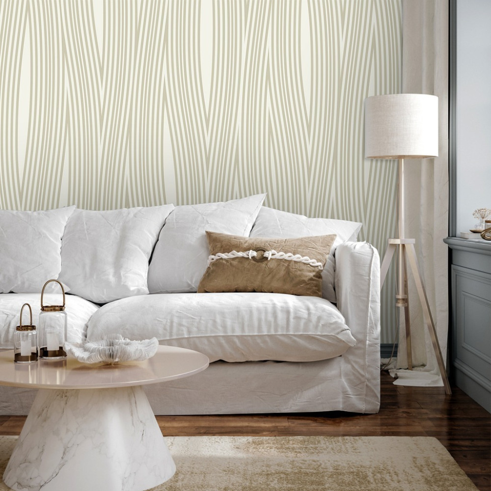 Papel de Parede Personalizado Ondas em Movimento Papel de Parede Personalizado Ondas em Movimento