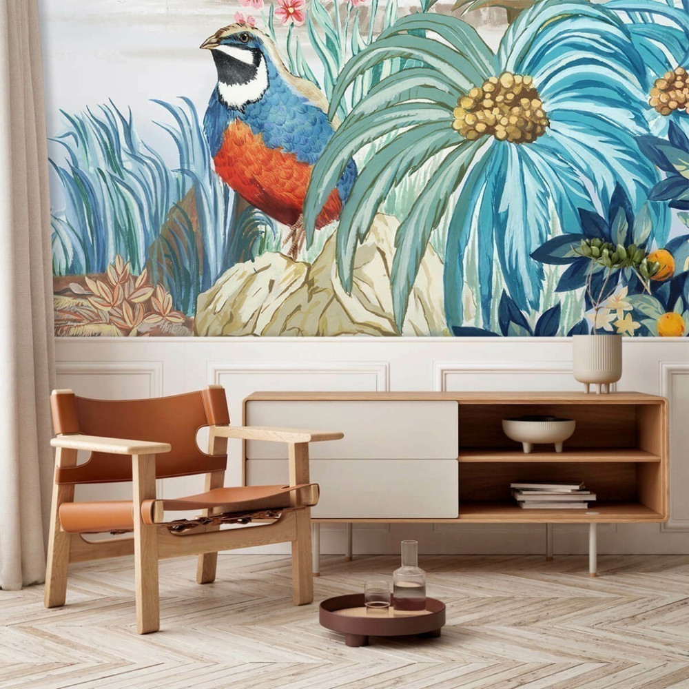 Papel de Parede Personalizado Pássaro Azul Papel de Parede Personalizado Pássaro Azul