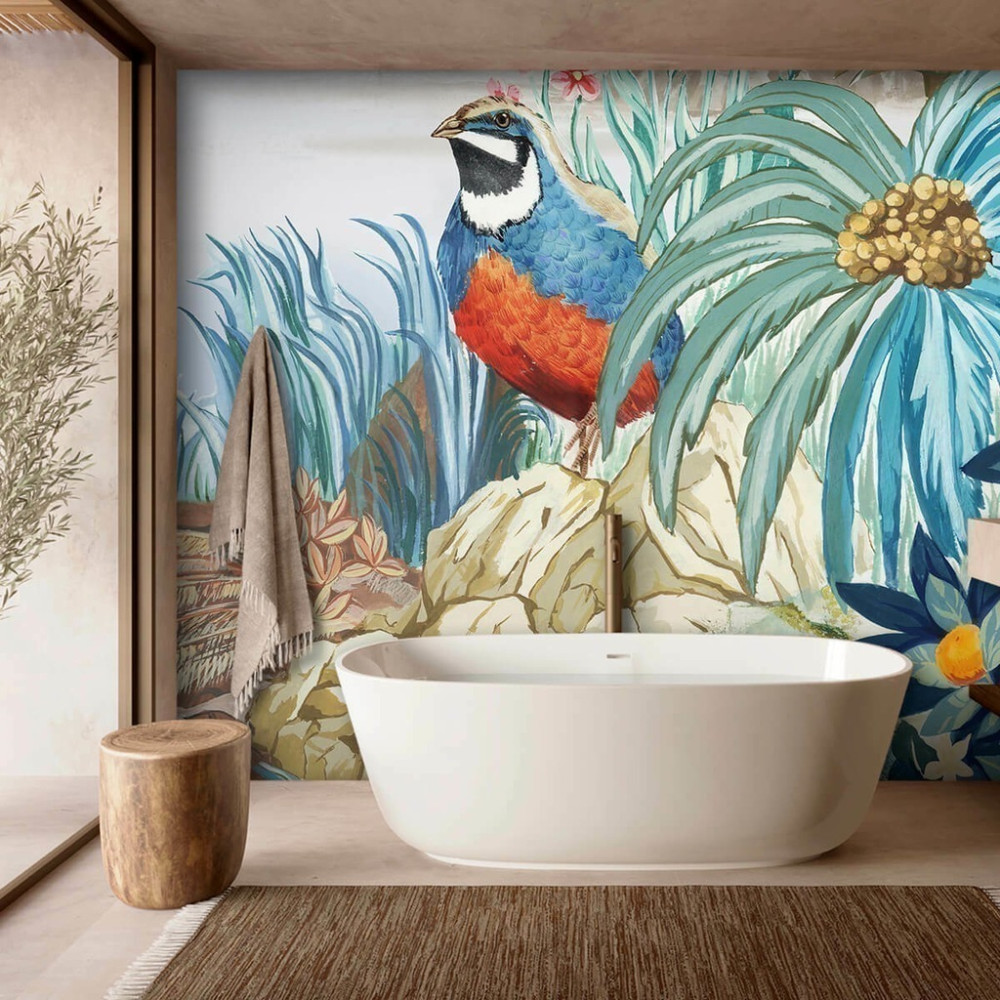 Papel de Parede Personalizado Pássaro Azul Papel de Parede Personalizado Pássaro Azul