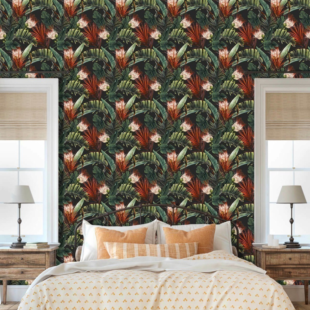 Papel de Parede Personalizado Folhagem Intensa Papel de Parede Personalizado Folhagem Intensa
