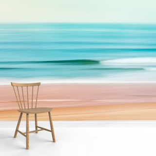 Papel De Parede Personalizado Praia Degradê