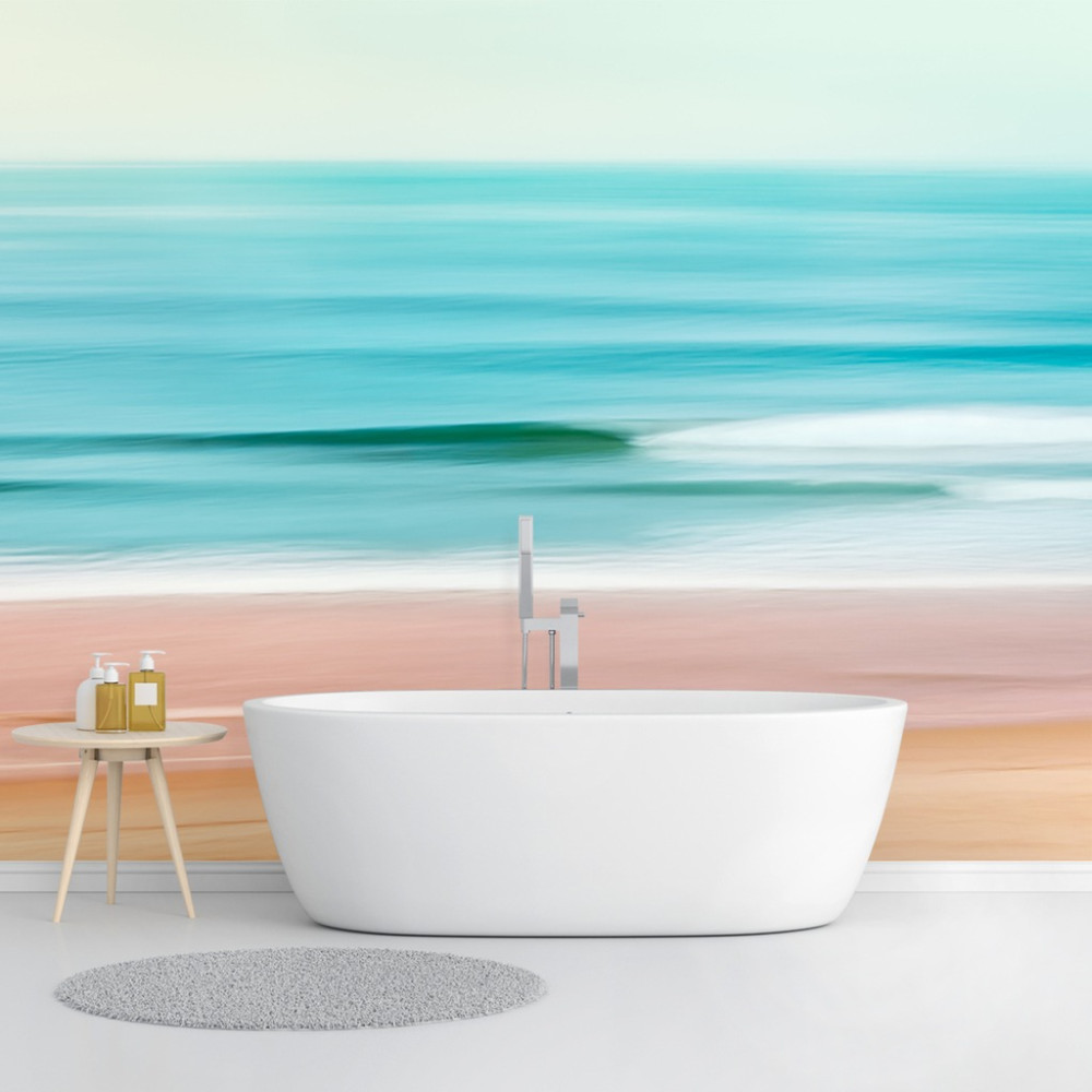 Papel De Parede Personalizado Praia Degradê Papel De Parede Personalizado Praia Degradê
