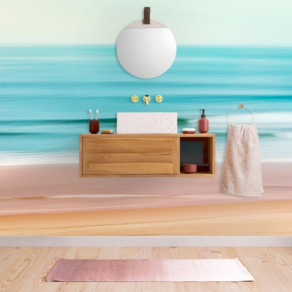 Papel De Parede Personalizado Praia Degradê Papel De Parede Personalizado Praia Degradê