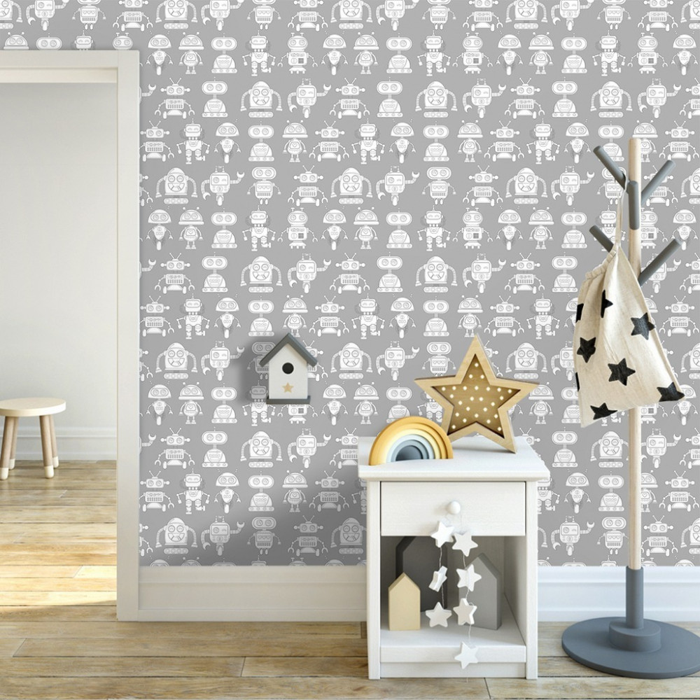 Papel de Parede Personalizado Robot