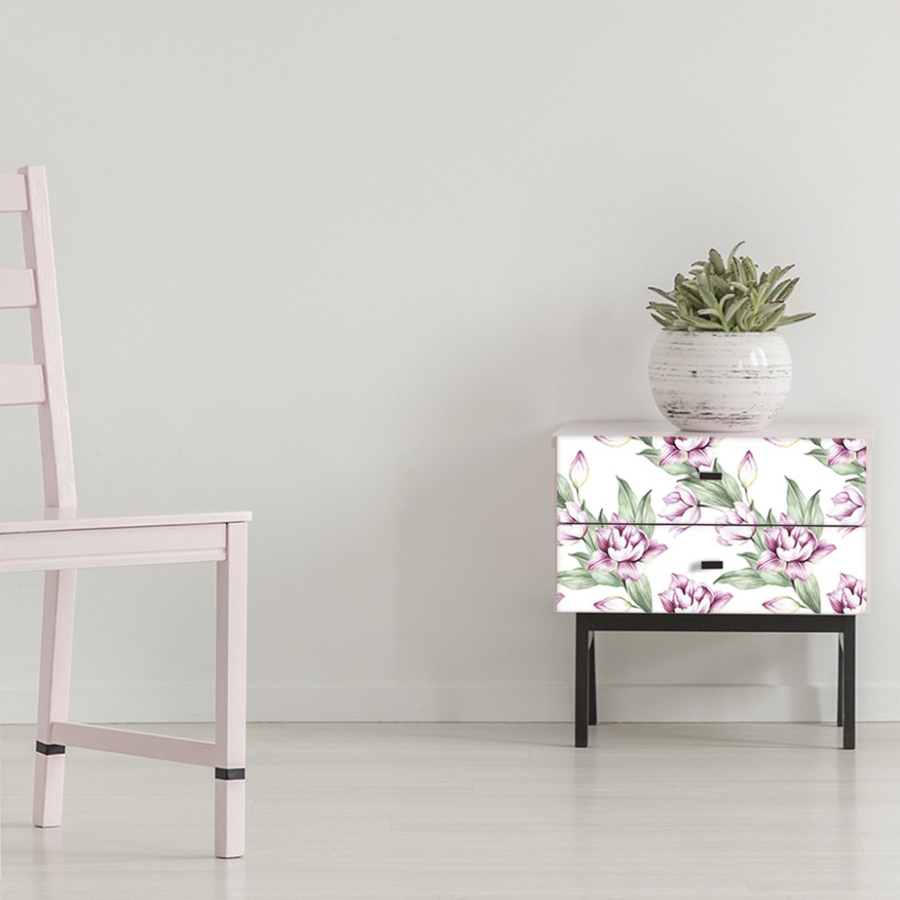 Papel de Parede Personalizado Rosas em Aquarela