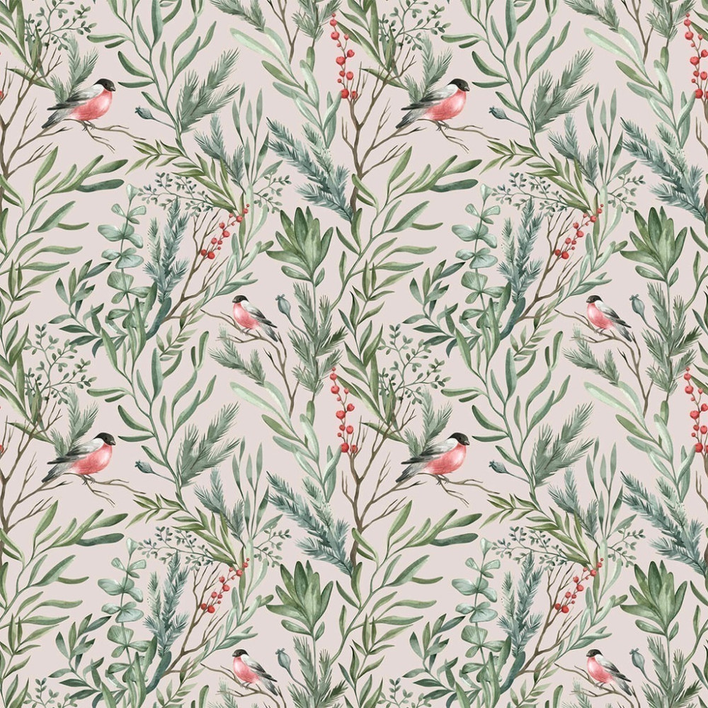 Papel de Parede Personalizado Silhueta de Ramos