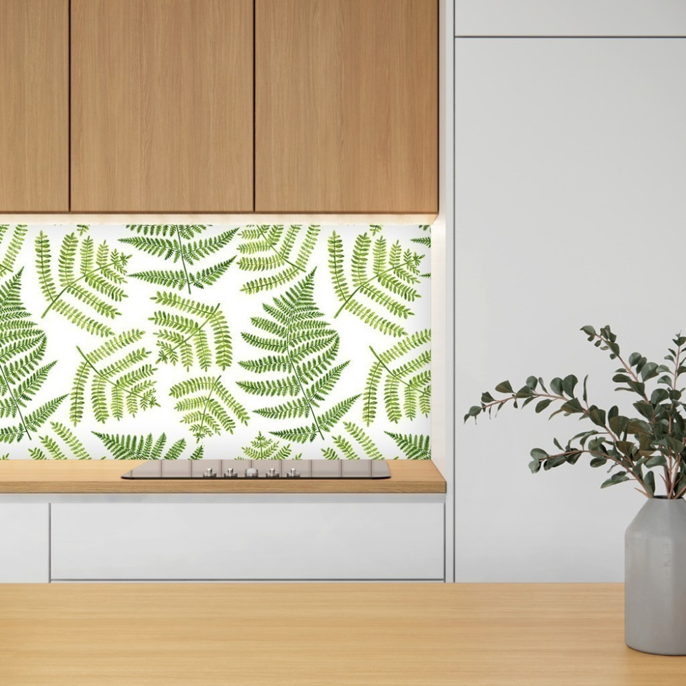 Papel de Parede Personalizado Samambaia Verde