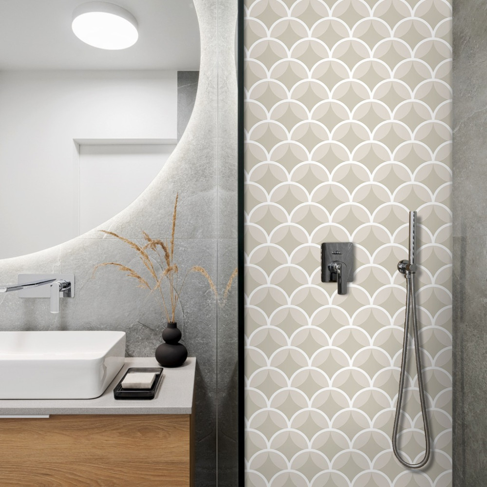 Papel de Parede Personalizado Sequência de Arcos Papel de Parede Personalizado Sequência de Arcos