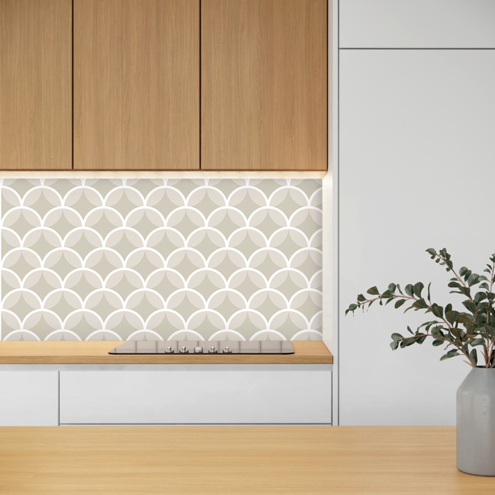 Papel de Parede Personalizado Sequência de Arcos Papel de Parede Personalizado Sequência de Arcos