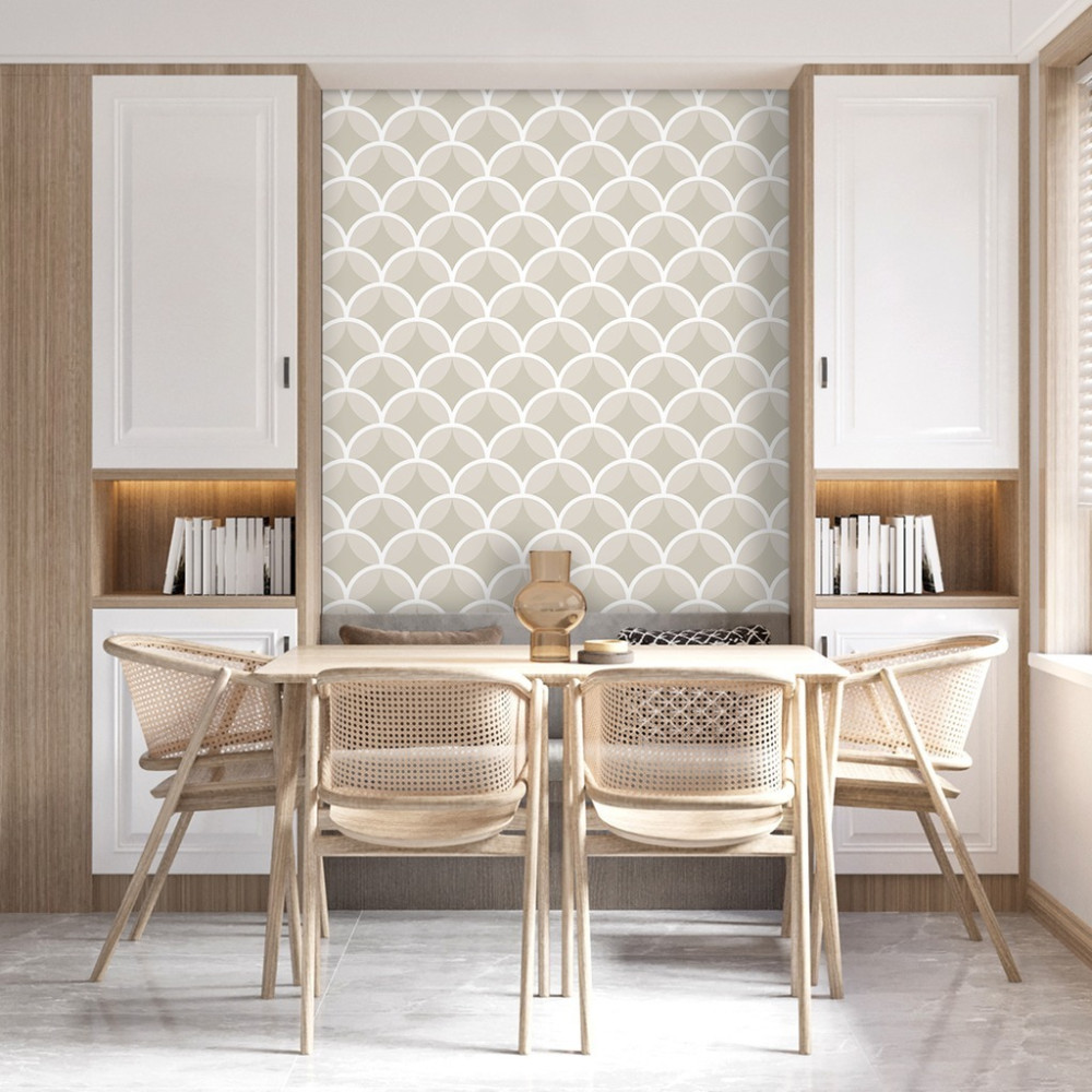 Papel de Parede Personalizado Sequência de Arcos Papel de Parede Personalizado Sequência de Arcos