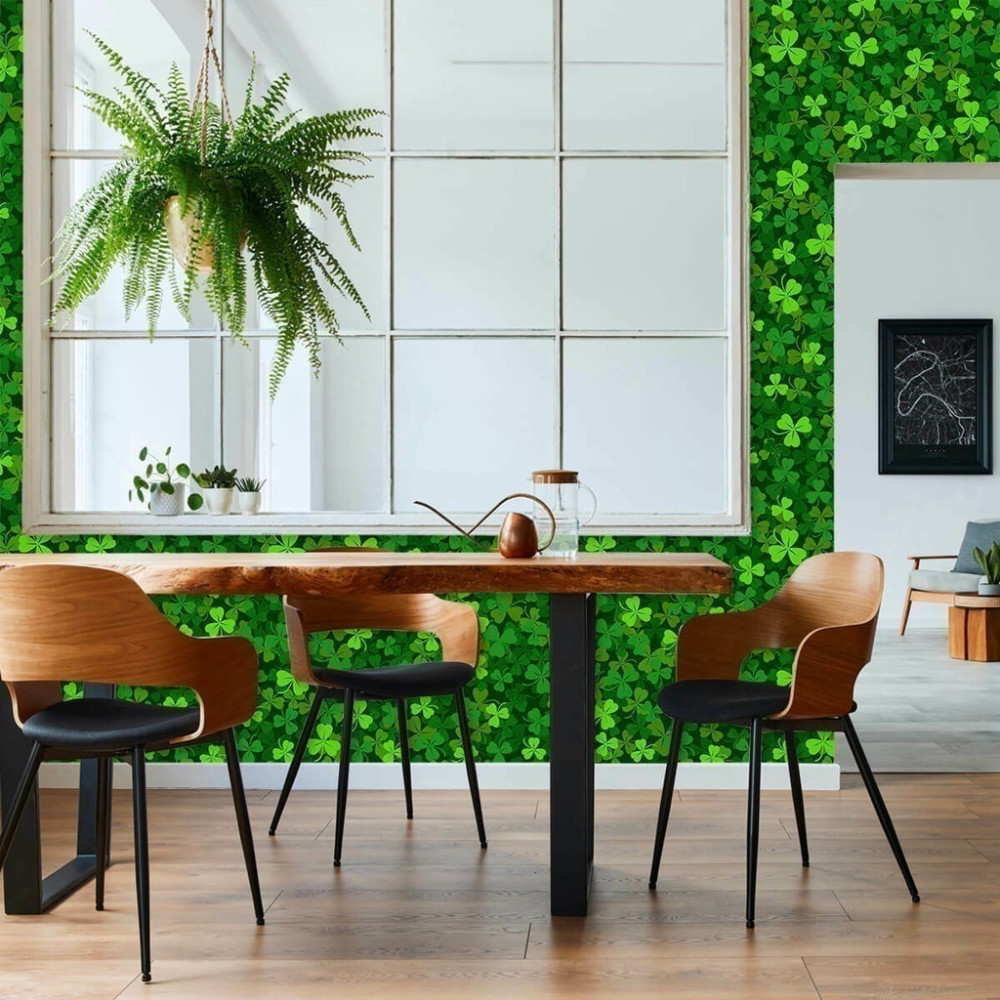Papel de Parede Personalizado Trevos Papel de Parede Personalizado Trevos