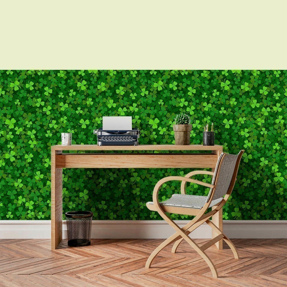 Papel de Parede Personalizado Trevos Papel de Parede Personalizado Trevos