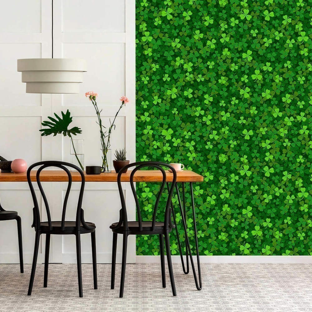 Papel de Parede Personalizado Trevos Papel de Parede Personalizado Trevos