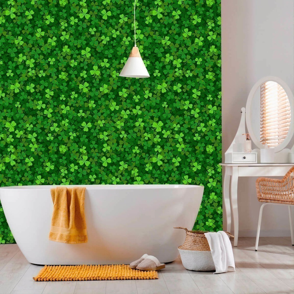 Papel de Parede Personalizado Trevos Papel de Parede Personalizado Trevos