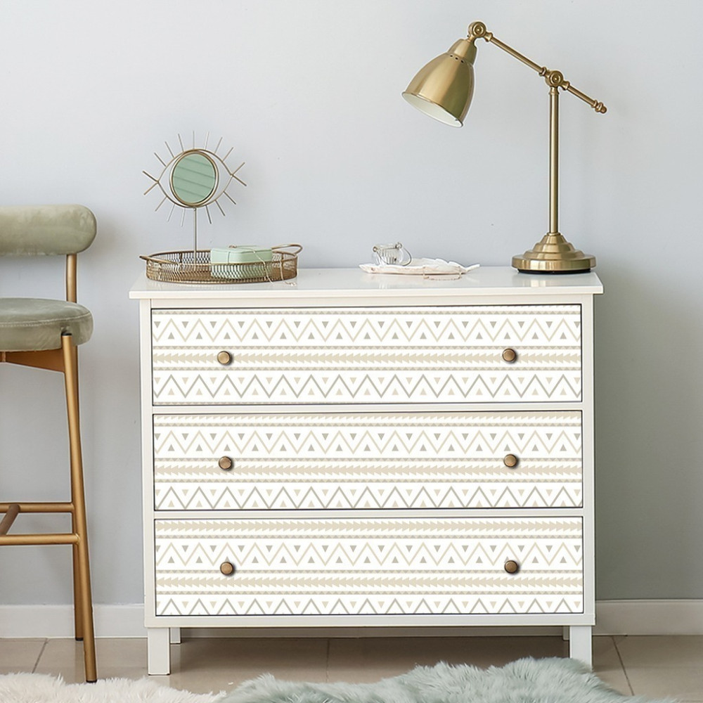 Papel de Parede Personalizado Tribal Geométrico