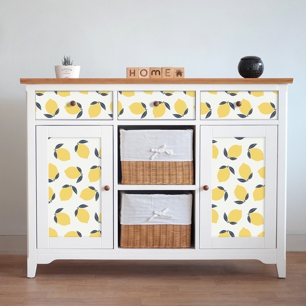 Papel de Parede Personalizado Yellow Lemon Papel de Parede Personalizado Yellow Lemon