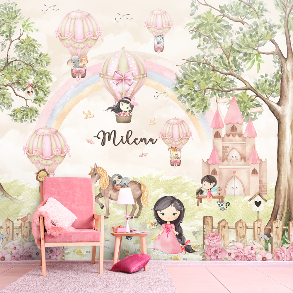 Papel de Parede Personalizado Mundo Mágico dos Babys