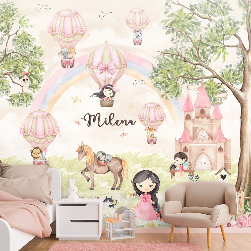Papel de Parede Personalizado Mundo Mágico dos Babys