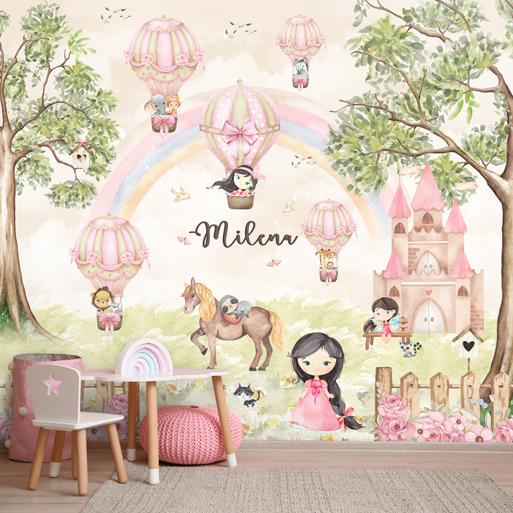 Papel de Parede Personalizado Mundo Mágico dos Babys