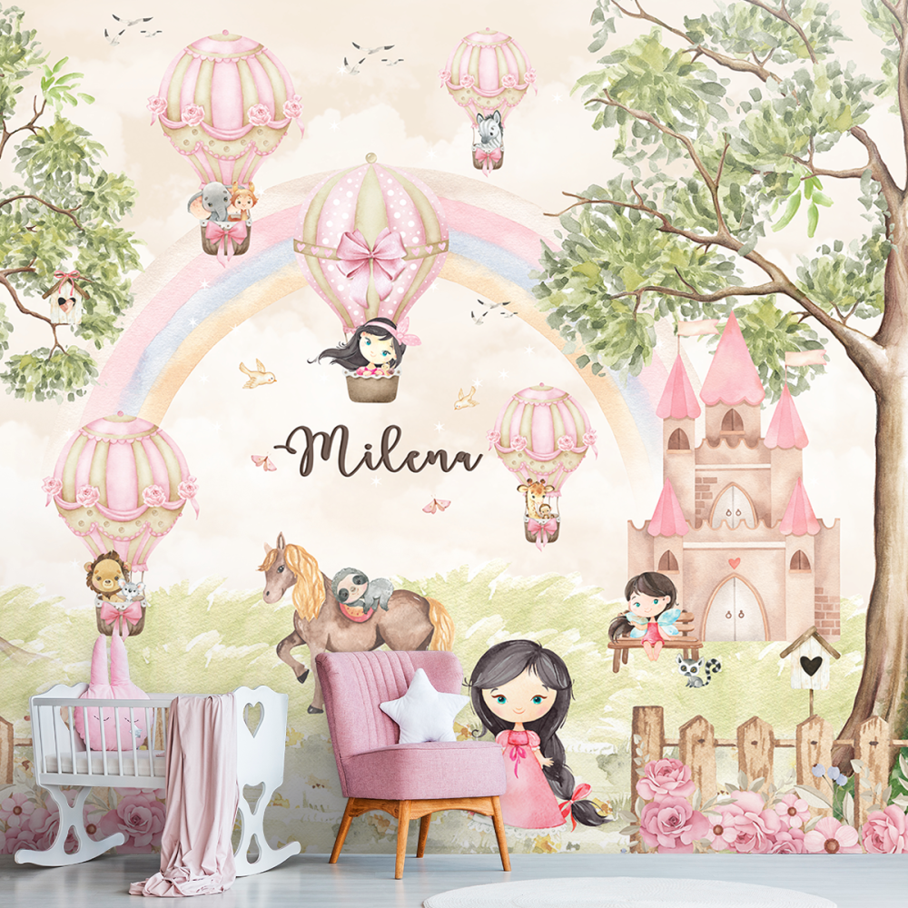 Papel de Parede Personalizado Mundo Mágico dos Babys