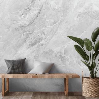 Papel de Parede Personalizado Cinza Imperial