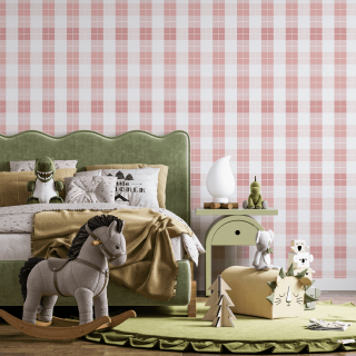Papel de Parede Personalizado Xadrez Ternura