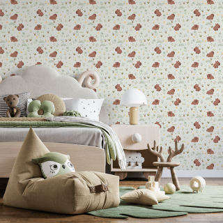 Papel de Parede Personalizado Capivaras no Campo Mágico