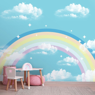 Papel de Parede Personalizado Arco Íris dos Sonhos
