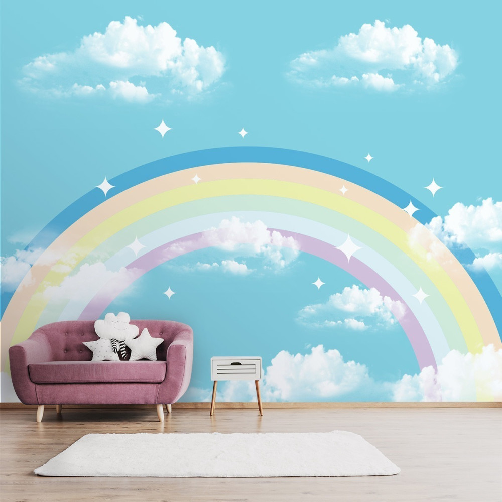 Papel de Parede Personalizado Arco Íris dos Sonhos
