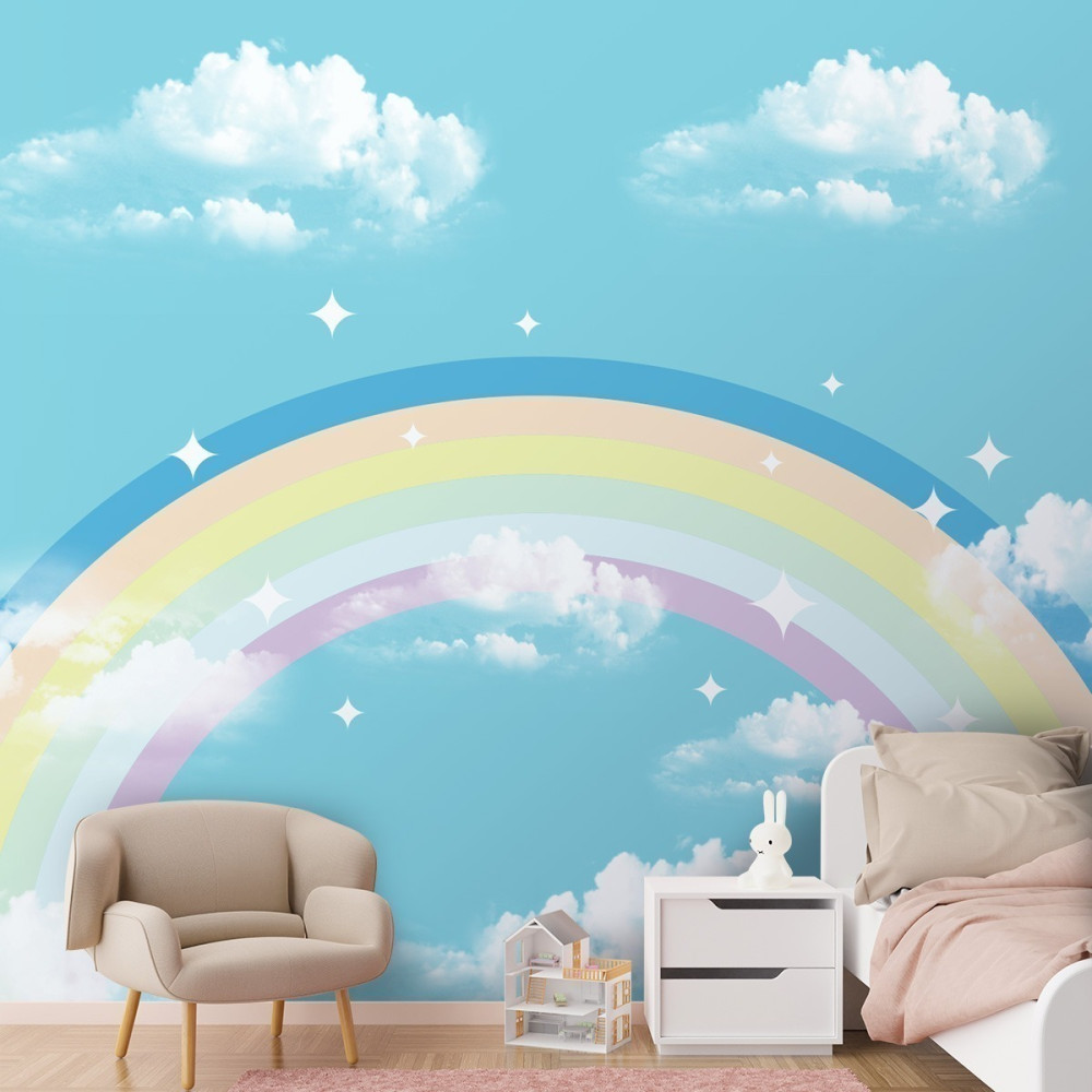Papel de Parede Personalizado Arco Íris dos Sonhos