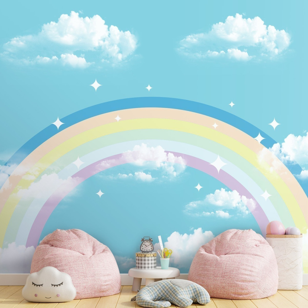 Papel de Parede Personalizado Arco Íris dos Sonhos