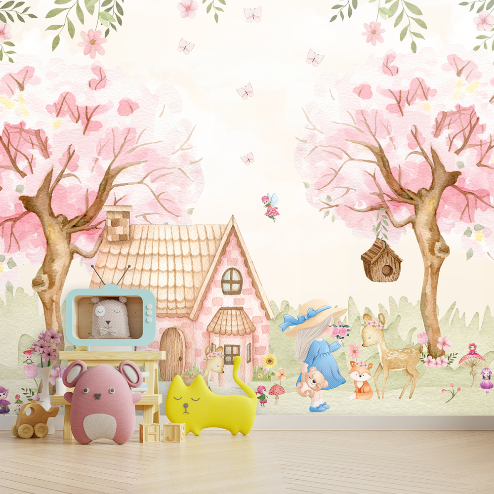 Papel De Parede Personalizado Bosque Encantado